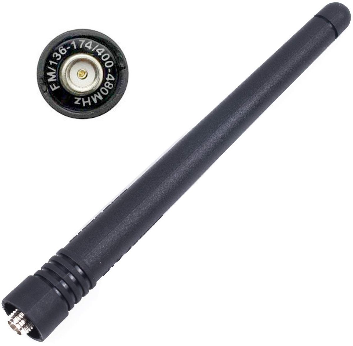 Zeynomax - UV-5R Antenne - Vrouwelijk - Hoogwaardige Ontvangst - 12-15 cm - Compatibel met Baofeng - Voor VHF/UHF Radio's - 50 Ohm