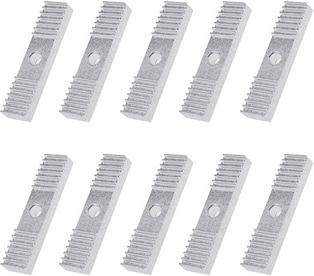 10 stuks Timing Belt Aluminium Tandwiel Klem Bevestigingsblok GT2 Tandwiel Klem Bevestigingsblok voor 3D Printer 9mmx40mm