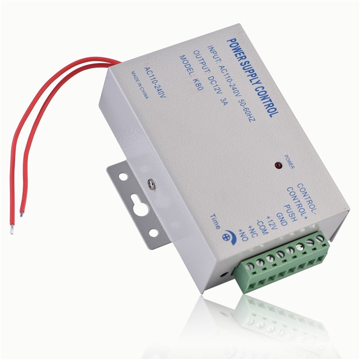 Vlemico - Power Controller - Deur toegangssysteem - AC 110-240V naar DC 12V - Compact formaat - Voeding voor intercom en elektrische sloten - Gesch...