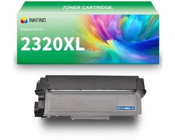 INKFIND TN-2320XL tonercartridge compatibel met Brother 2320 2310 TN-2320 TN-2310 - 1-pack Zwart (extra hoge capaciteit)