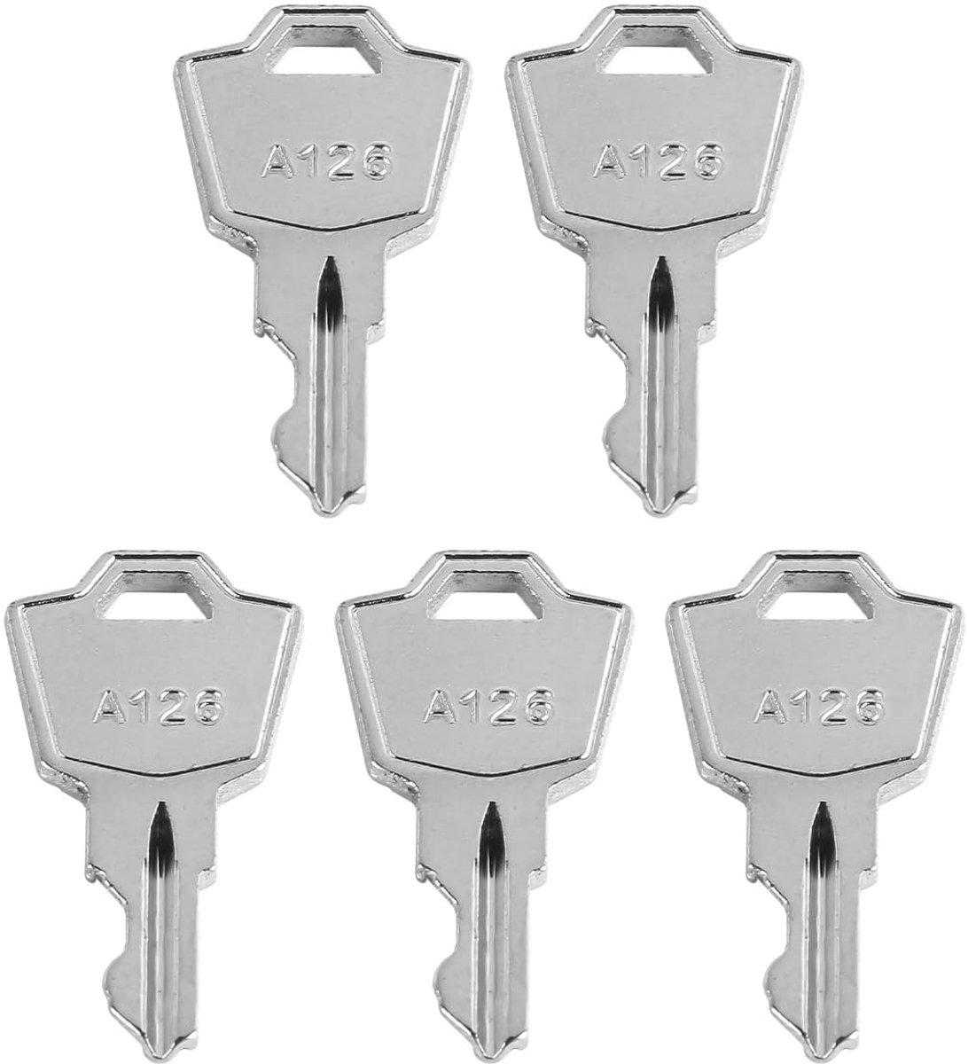 Dailygoods - Vervangende Sleutels - 5 Stuks A126 Sleutels - Universele Sleutelset - Geschikt voor JD Switch - Betrouwbare vervangingen - Eenvoudig in