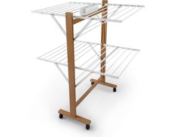 ARIT - Droogrek CIGNO – 20 meter ophangdraad – Massief beuken - Made in Italy - Arredamenti Italia