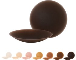 BOOBEES Silicone Nipple Covers - Size M - 10cm - Coffee