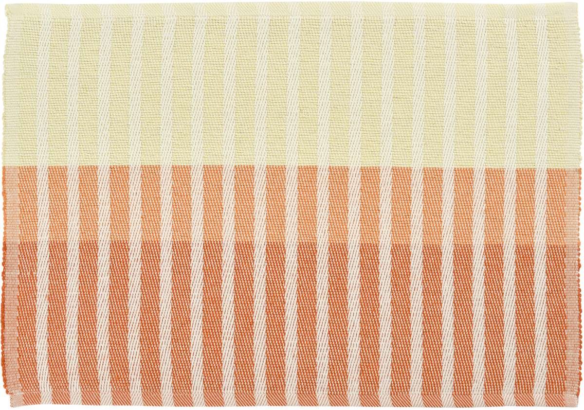 Placemat Reggia Perzik oranje - 35 x 50 cm - 100% katoen - Placemats