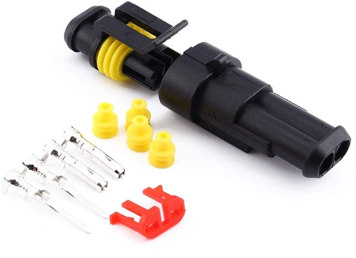 Waterdichte Auto Elektrische Draad Connectoren Set - 1/2/3/4/5/6 Pin voor Motoren en Voertuigen