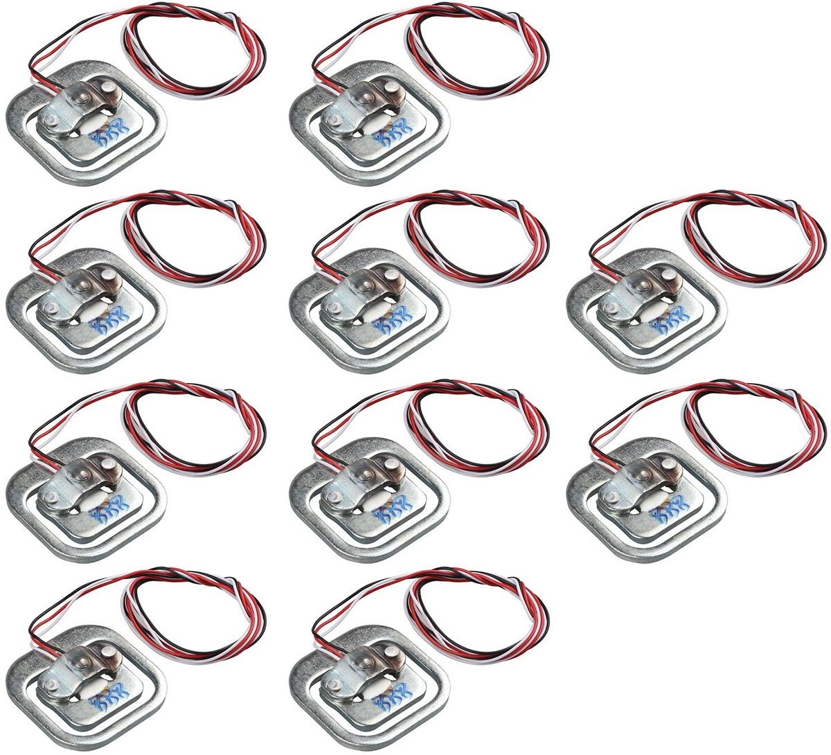 Dailygoods - Weegsensor - 10 Stuks 50kg Half-Bridge - Perfect voor Arduino DIY Projecten - Precisie en Betrouwbaarheid - Geschikt voor Elektronica - G