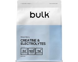 Bulk Creatine & Electrolytes (312g) Mixed Berry - Creatine - Creatine Monohydraat
