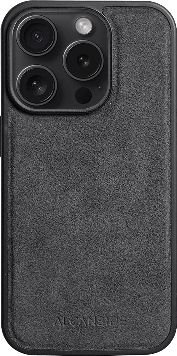 Alcanside Hoesje Geschikt Voor iPhone 14 Pro Max - With MagSafe Magnet - Space Grey