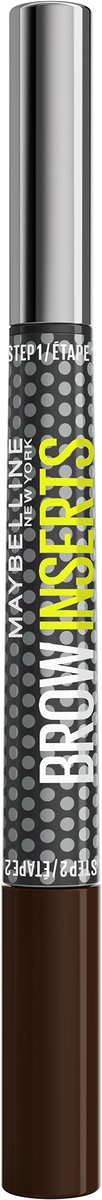 Maybelline New York Brow Inserts Wenkbrauw Multiplier - 4.5 Ash Brown - Micro-precisiepen - Hair-like fiber gel - 1,25ml