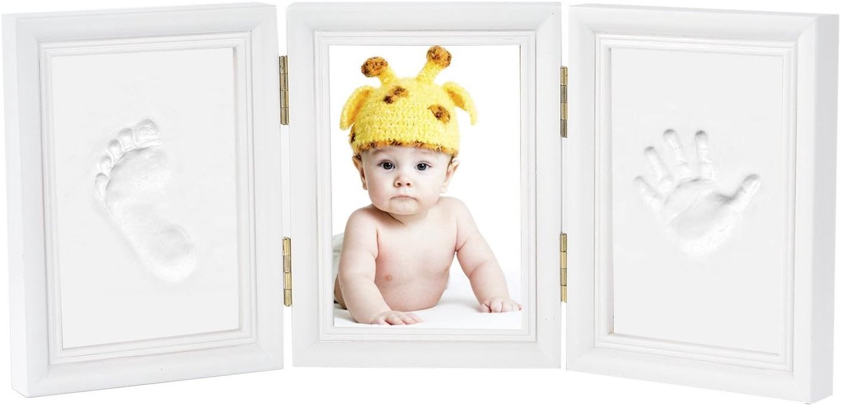 Gipsafdrukset voor Baby Handen en Voeten - DIY Fotolijst voor Baby Herinneringen