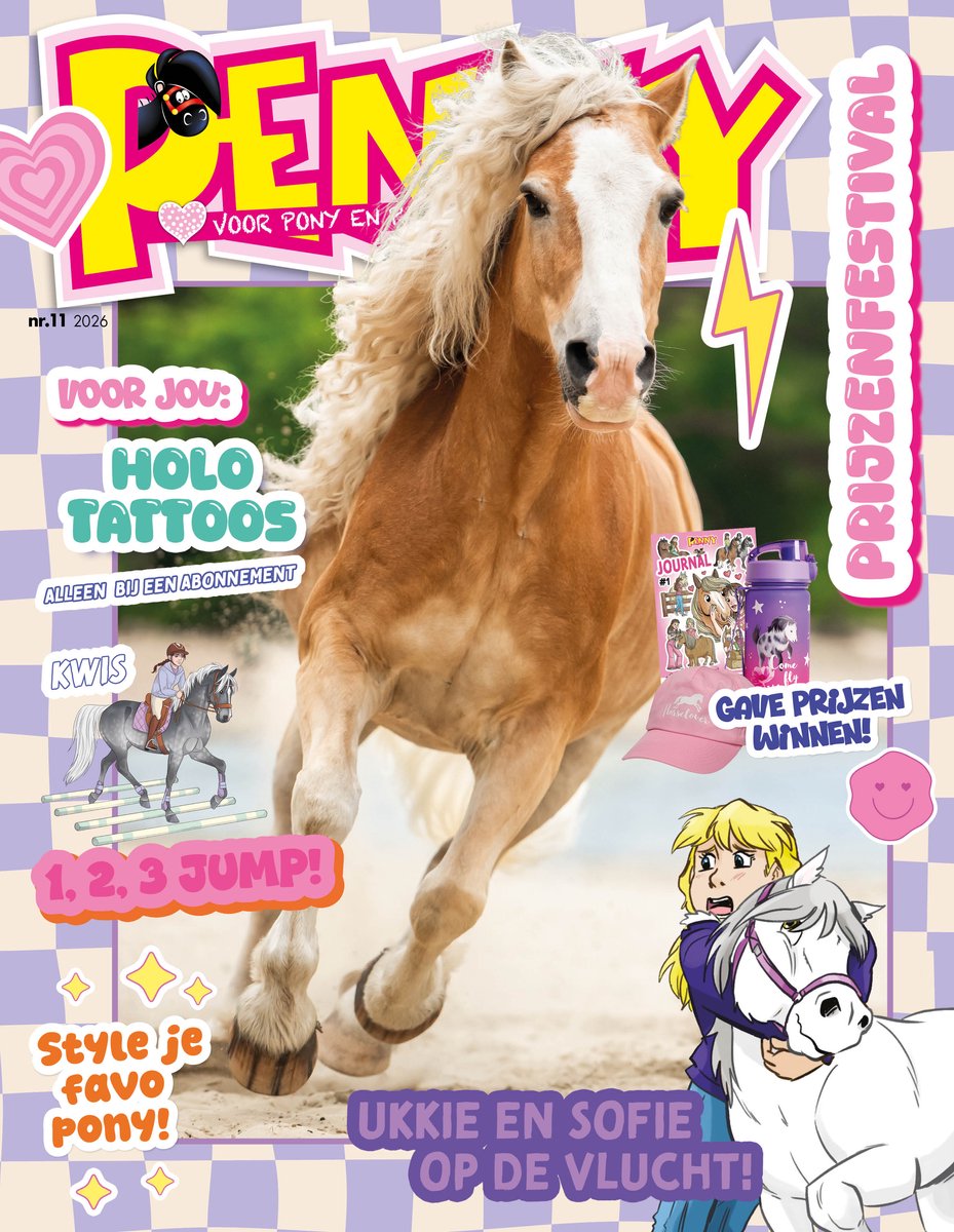 Penny Magazine nr 11 - 2026 - Tijdschriften - Tijdschrift - Magazine - Tijdschrift Paarden - Tijdschrift Kinderen - Paard - Paarden Spullen - Paardenliefhebber - Paarden - Pony - Veulen