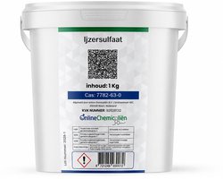 Online chemicalien – IJzersulfaat – 1.25 kg – Anti Mos – Meststof – Mosvrij Gazon – 50m2