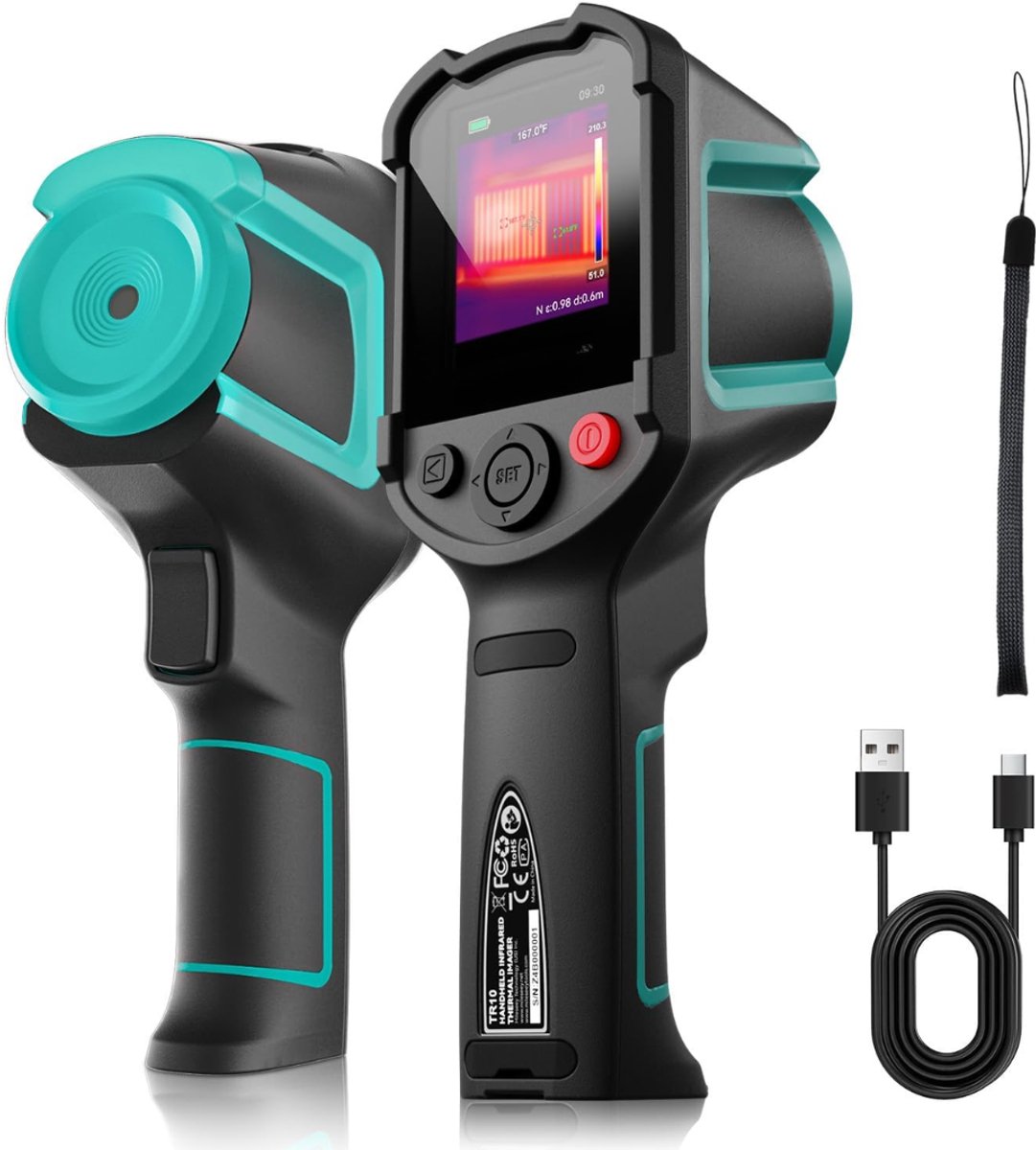 HEZIVO® Warmtebeeldcamera - Warmtecamera - Thermische Infraroodcamera - Warmte Zicht -20 °C tot 550 °C