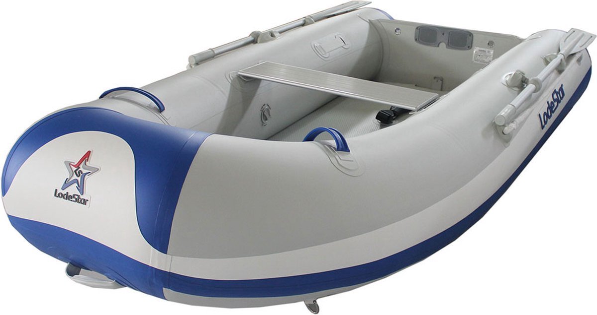 LodeStar Opblaasboot Ultra Light 195 met drop-stitch Airfloor maximaal 4PK Motor