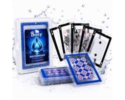 Boncy® Luxe Speelkaarten - Waterproof Kaartspel Transparant - 100% Plastic & Waterdicht Kaarten - Spelkaarten Pokerkaarten - Playing Cards voor Poker of Drankspel Volwassenen