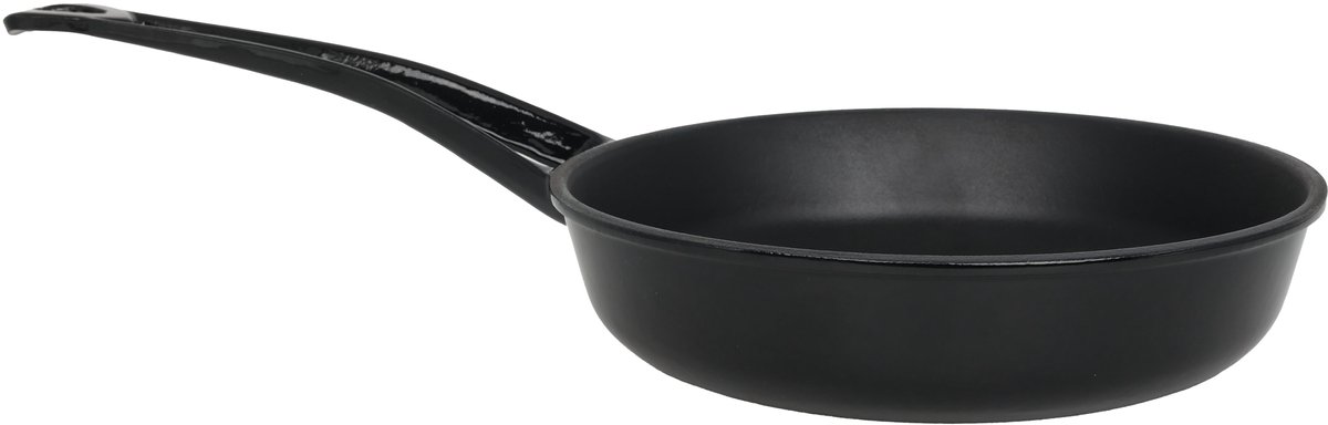 Lava Koekenpan - 24 cm - 1.5 liter - Gietijzer - Zwart