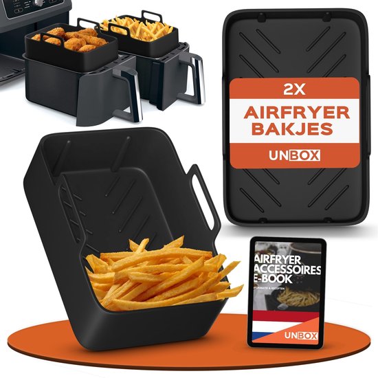 UNBOX airfryer siliconen bakje