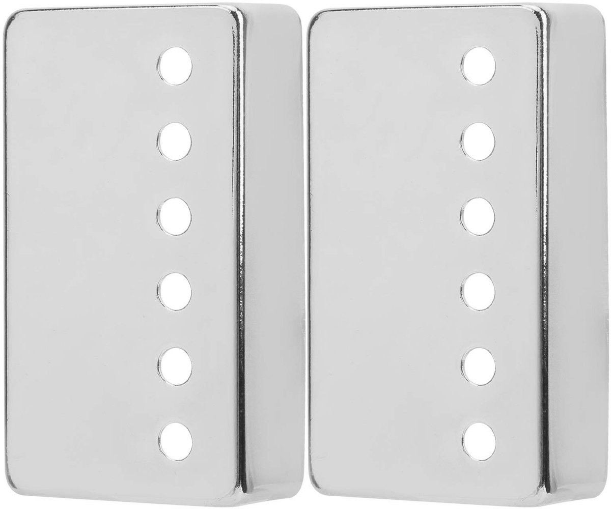 Dailygoods - Elektrische Gitaar Pickup Cover - Humbucker Pickup - Vervanging - Zilver - Geschikt voor Les Paul - 50mm en 52mm