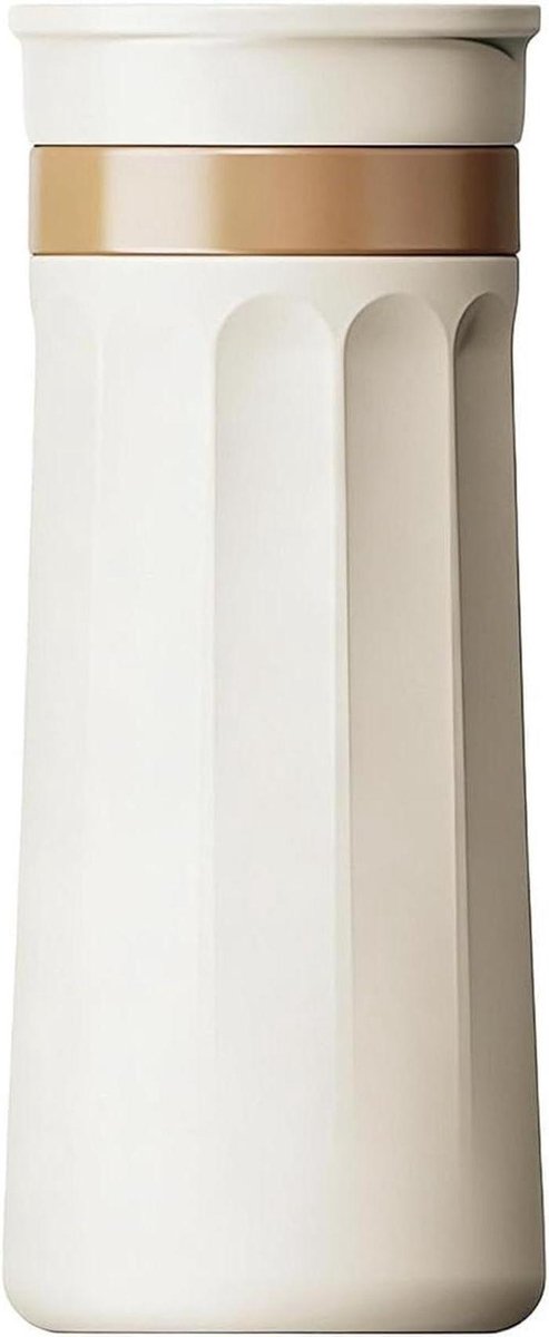 Mini IJscilinder - Ijsblokjesvorm Ijsmaker - Dranken Koelen - Antiaanbaklaag - 7.5 x 7.5 x 18.4 cm - Wit