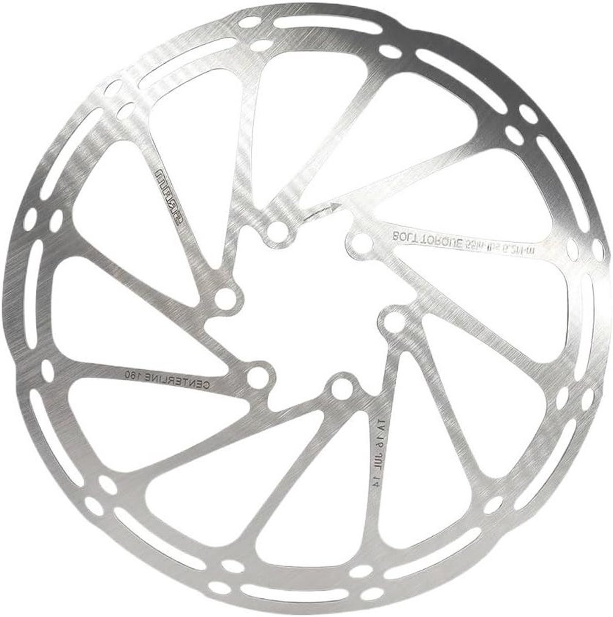 Fiets Schijfrem - Remschijf Rotor - Veilig Fietsen - Goede Warmteafvoer - 160 MM - Zilver