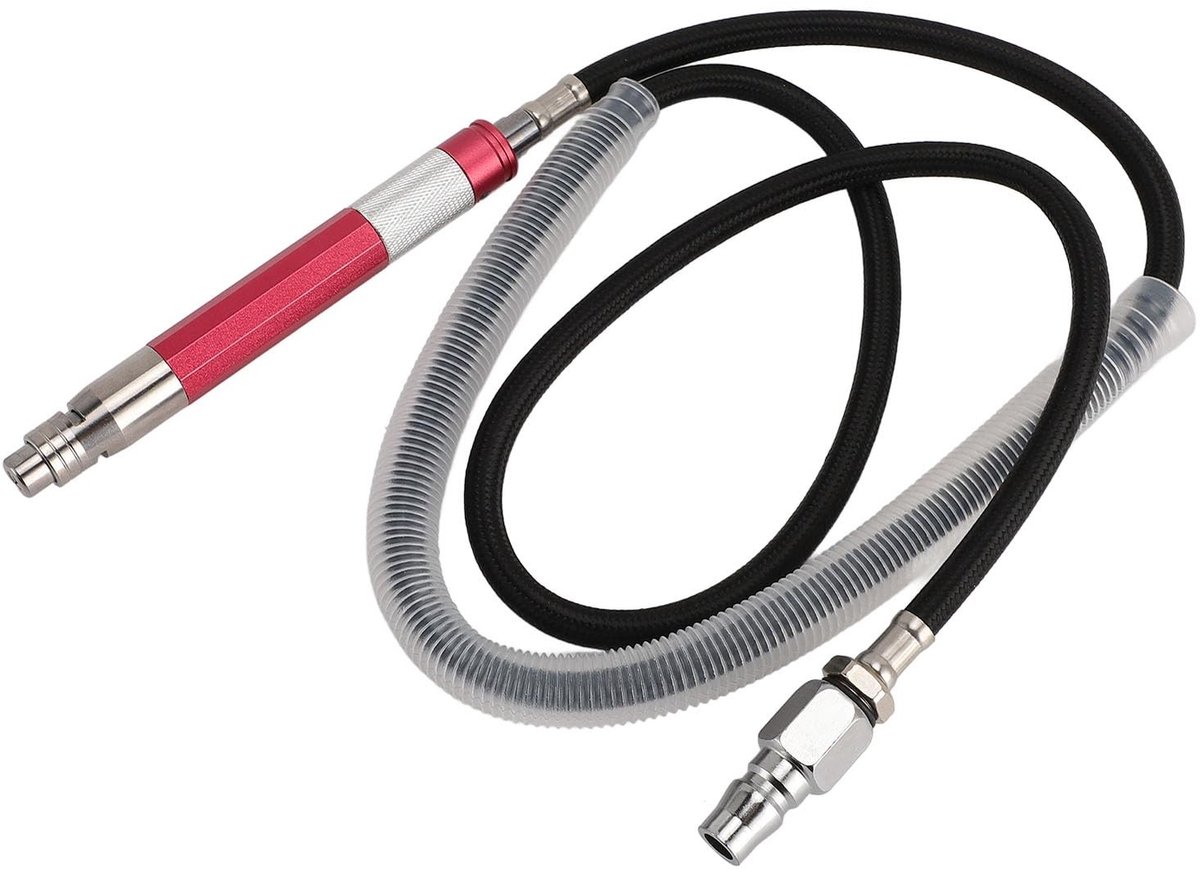 Dailygoods- Graveerpen Pneumatisch - 58000 RPM Snelheid - Multifunctioneel Gebruik - Voor Metaal/Glas/Steen - Premium Prestaties - Nauwkeurigheid - Luchtslijper