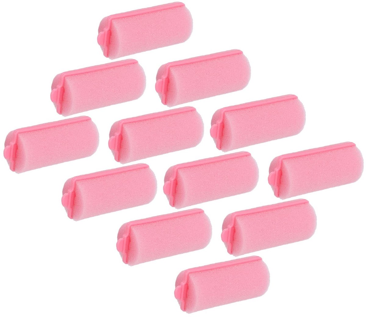 Dailygoods- Haarrollers 12-delig - Draagbaar - Huidvriendelijk - Flexibel - Geschikt voor nat/droog haar - Gemakkelijk te gebruiken - Haarkrulspelden