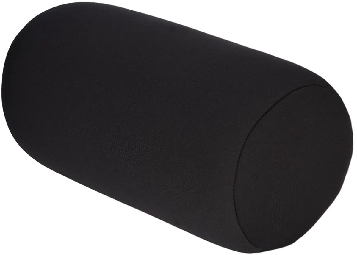 Dailygoods- Rugkussen Comfortabel - Microbead Kussen - Cilindrisch Kussen - Lichtgewicht Kussen - Ondersteuning - Zachte Polyester Hoes - Steunkussen