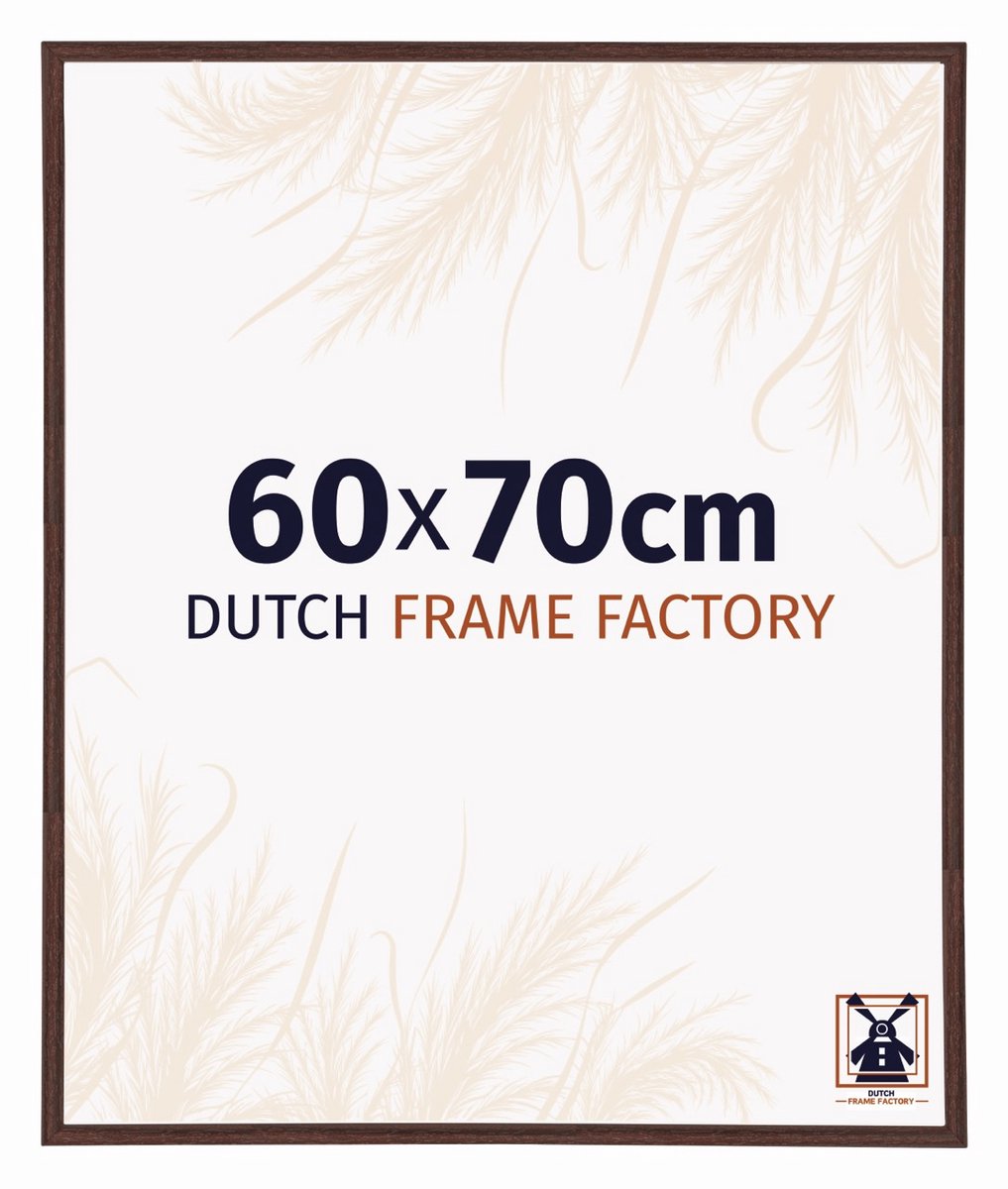 Dutch Frame Factory Fotolijst 60x70 cm - Kunststof - Bruin - Angers