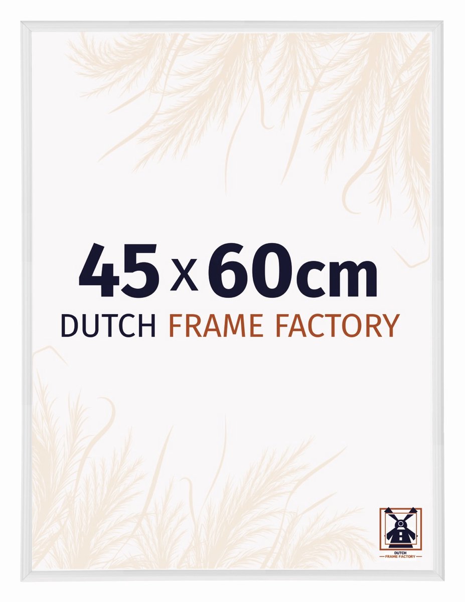 Dutch Frame Factory Fotolijst 45x60 cm - Kunststof - Wit Hoogglans - Angers