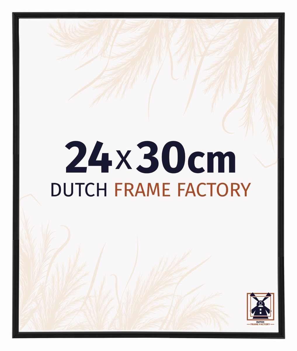 Dutch Frame Factory Fotolijst 24x30 cm - Kunststof - Zwart Mat - Angers