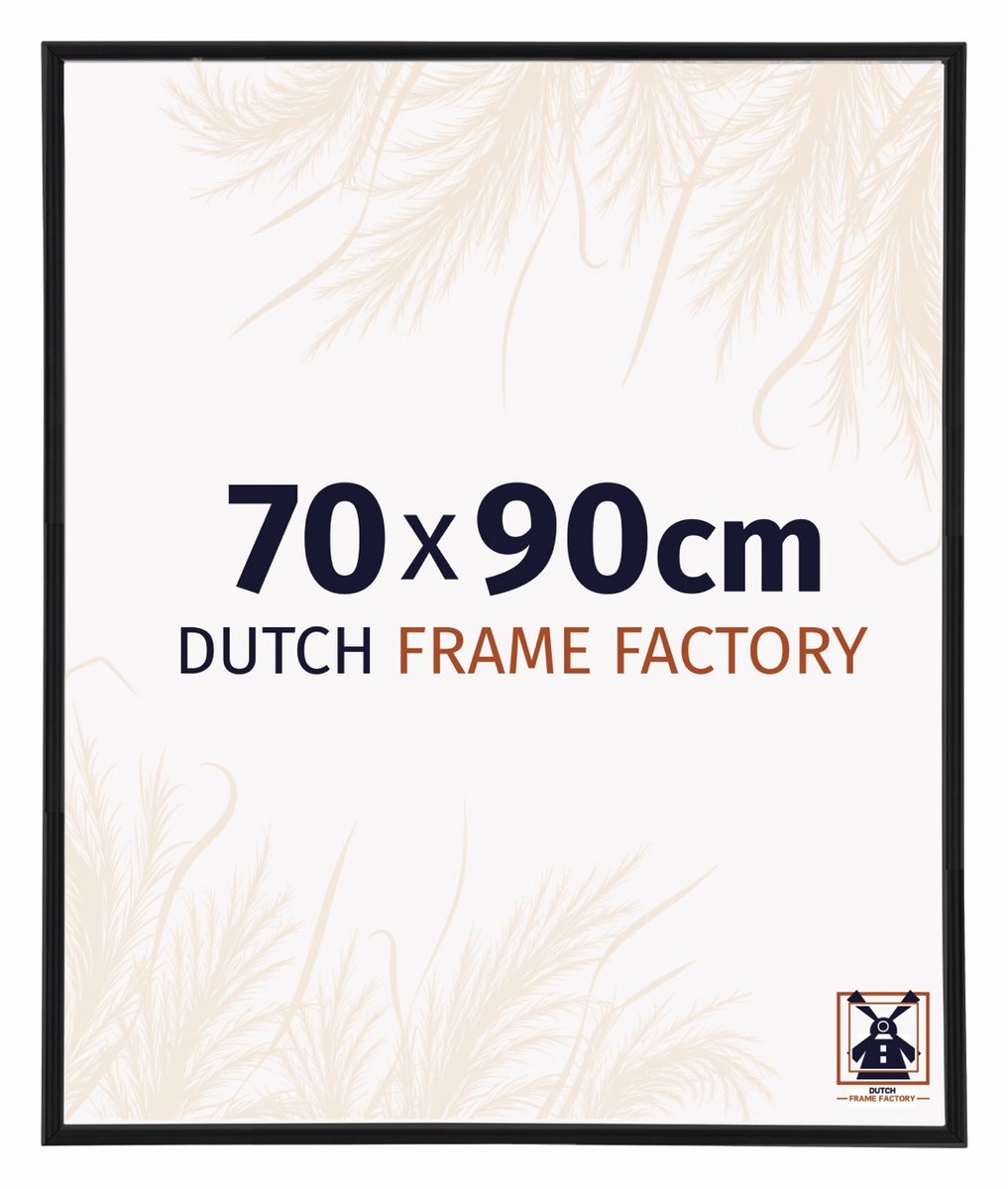 Dutch Frame Factory Fotolijst 70x90 cm - Kunststof - Zwart Mat - Angers