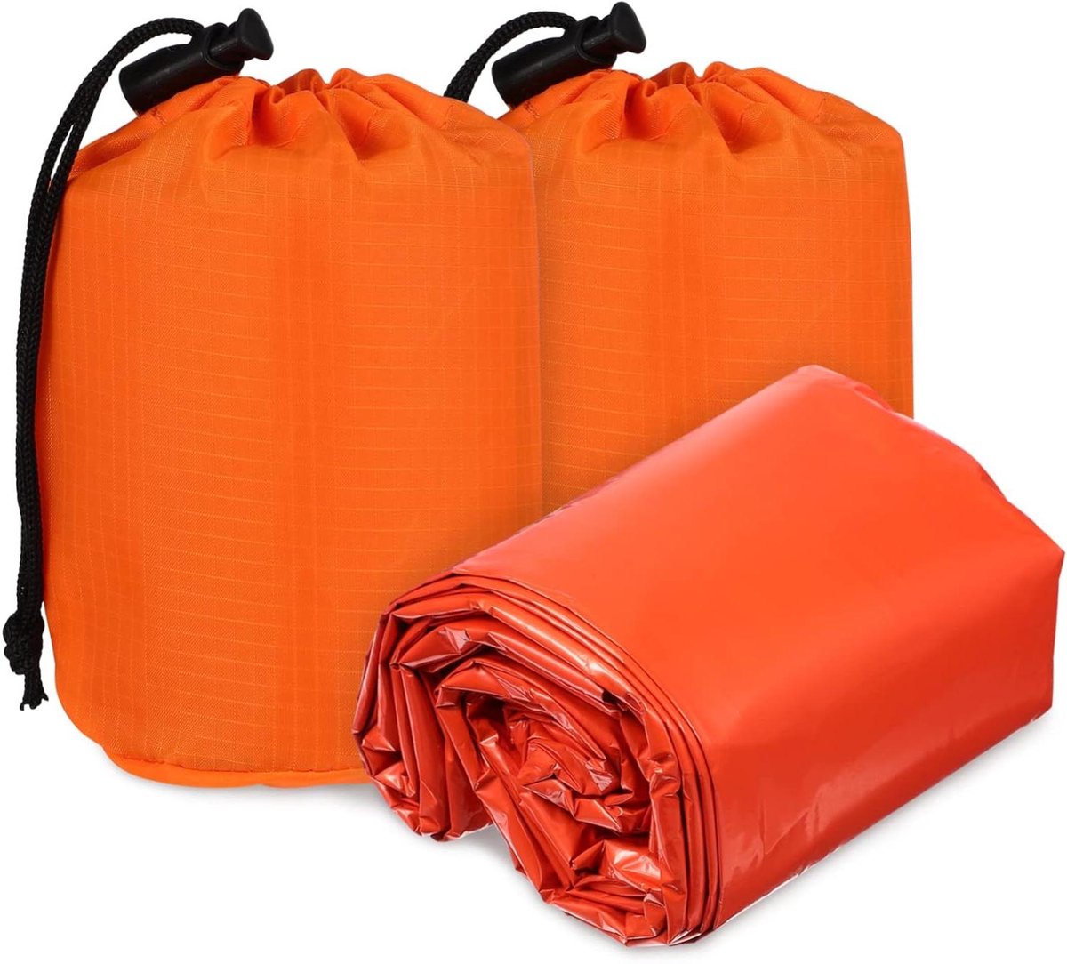 Slaapzak Noodgeval - Survival deken - Buiten overleven - Houdt warmte vast - Compact formaat - Oranje
