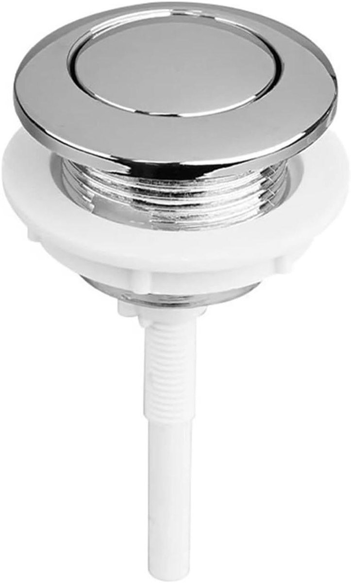 Toilet Spoelknop - Waterbesparende Klep - Water Besparen - Dubbele Spoel Functie - 145 cm - Zilver