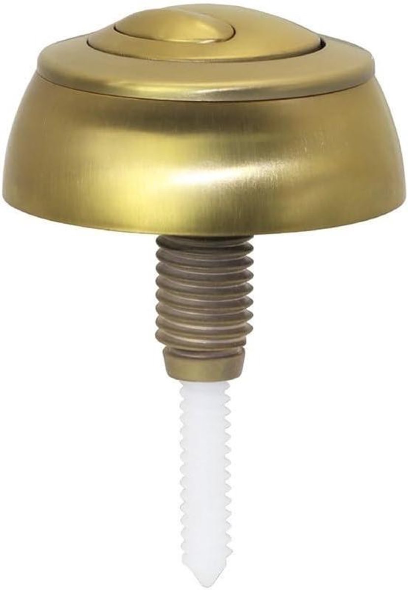 Spoelknop Toilet - Dubbele Spoeling - Water Besparen - Verstelbare Hoeveelheid - 16-50mm Gat - Chroom