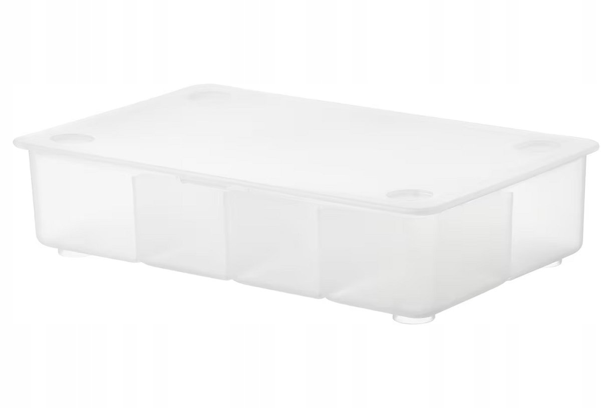 IKEA GLIS Transparante Opbergdoos met Deksel 34x21cm