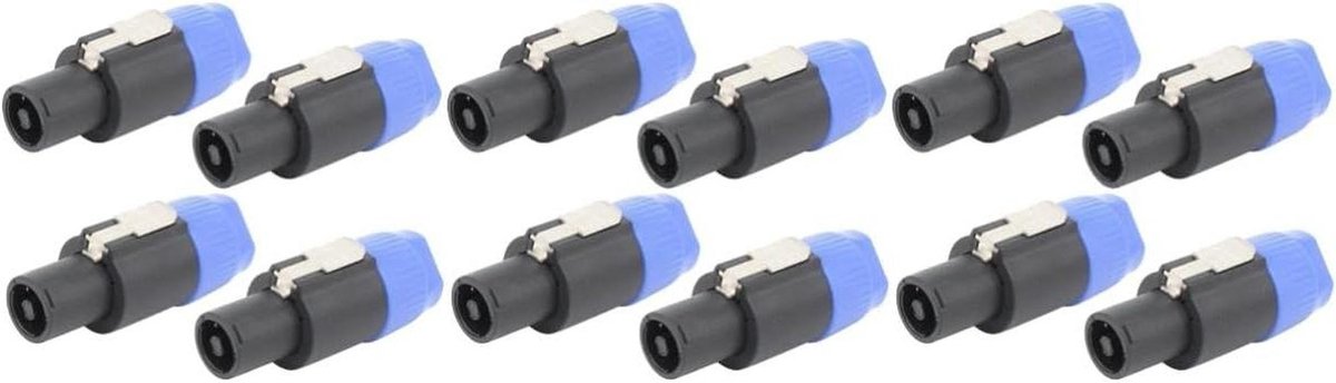 Luidsprekerconnectoren - Audioconnectoren - Geluid Verbinding - Vierdelige Set - 4 Stuks - Diverse Kleuren