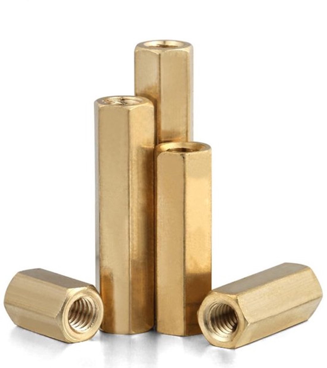 Allecto - Zeshoekige Interne Draad - Koperen Kolom - M2.5 11mm