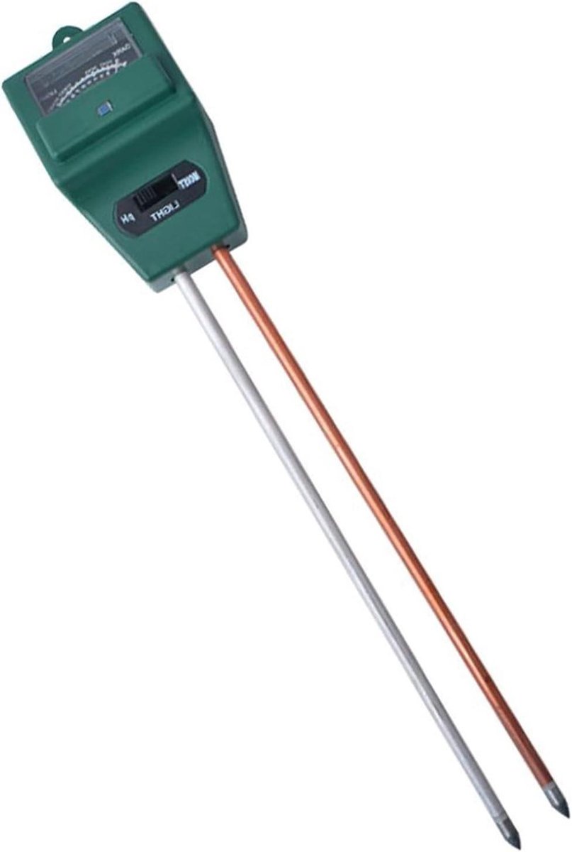 Bodemvochtmeter - PH Tester - Planten Verzorgen - 3-in-1 Functionaliteit - 20cm Sonde - One Color