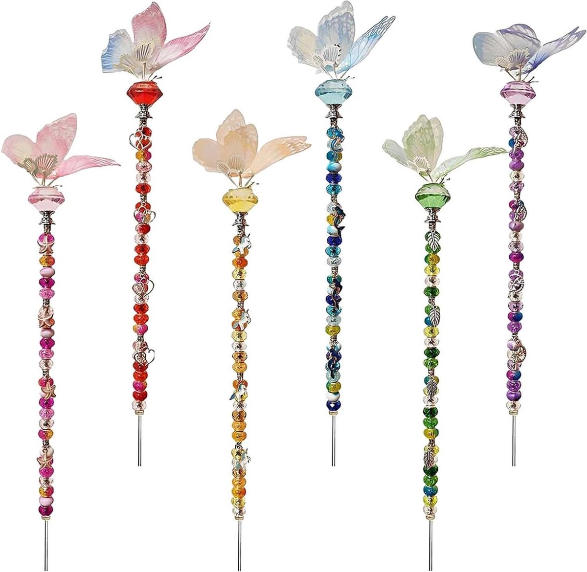 Decoratieve plantenpalen - Kralen tuin decoratie - Tuin versieren - Complete creatieve set - 200 stuks - Uniek