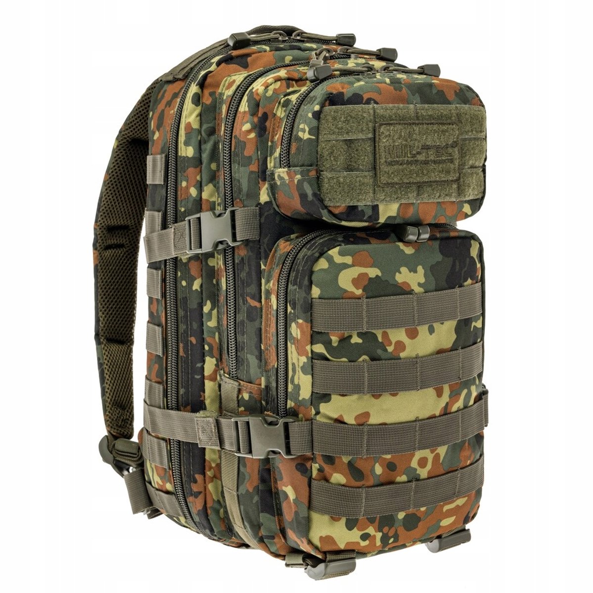 Mil-Tec Small Assault Pack 20L Tactische Rugzak Flecktarn