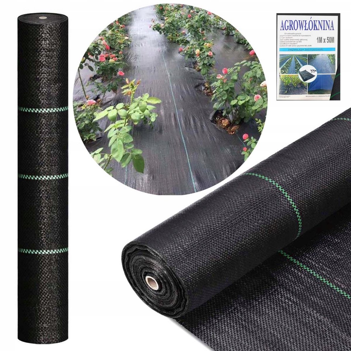 Sterke Anti-Wiet Agrofleece 1m x 50m - UV-bestendig