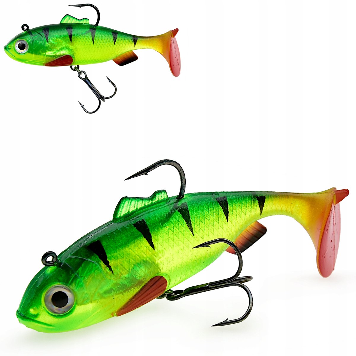 Zonderde Rubber Visaas Kopyto 6cm 9,5g met Jighead & Dredge