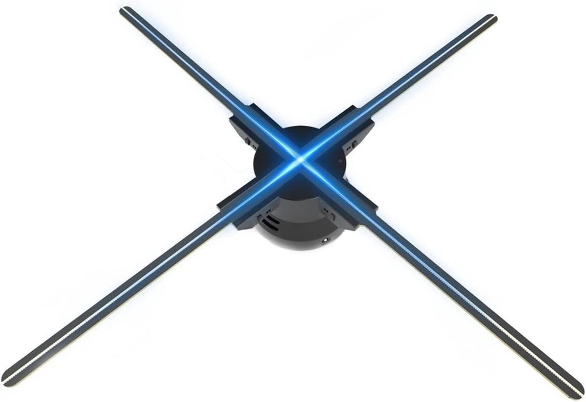 Hologram Ventilator - 3D Display - Reclame Maken - Wifi Beheer - T45 Set - Zwart