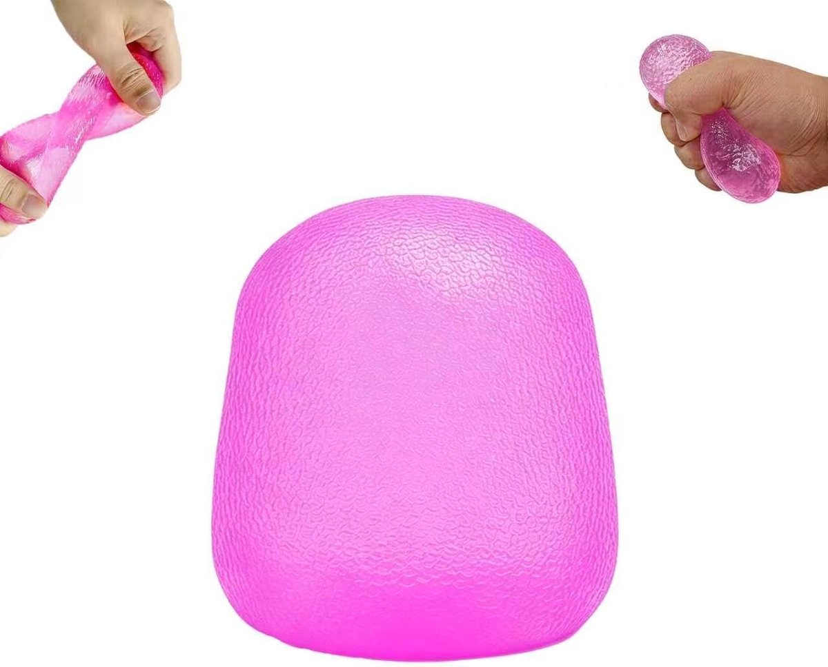 Oneay Squishy Stressbal – Zachte Snoepvormige Siliconen Knijpbal, Anti Stress Speelgoed, Sensorisch Speelgoed voor Kinderen en Volwassenen - Paars