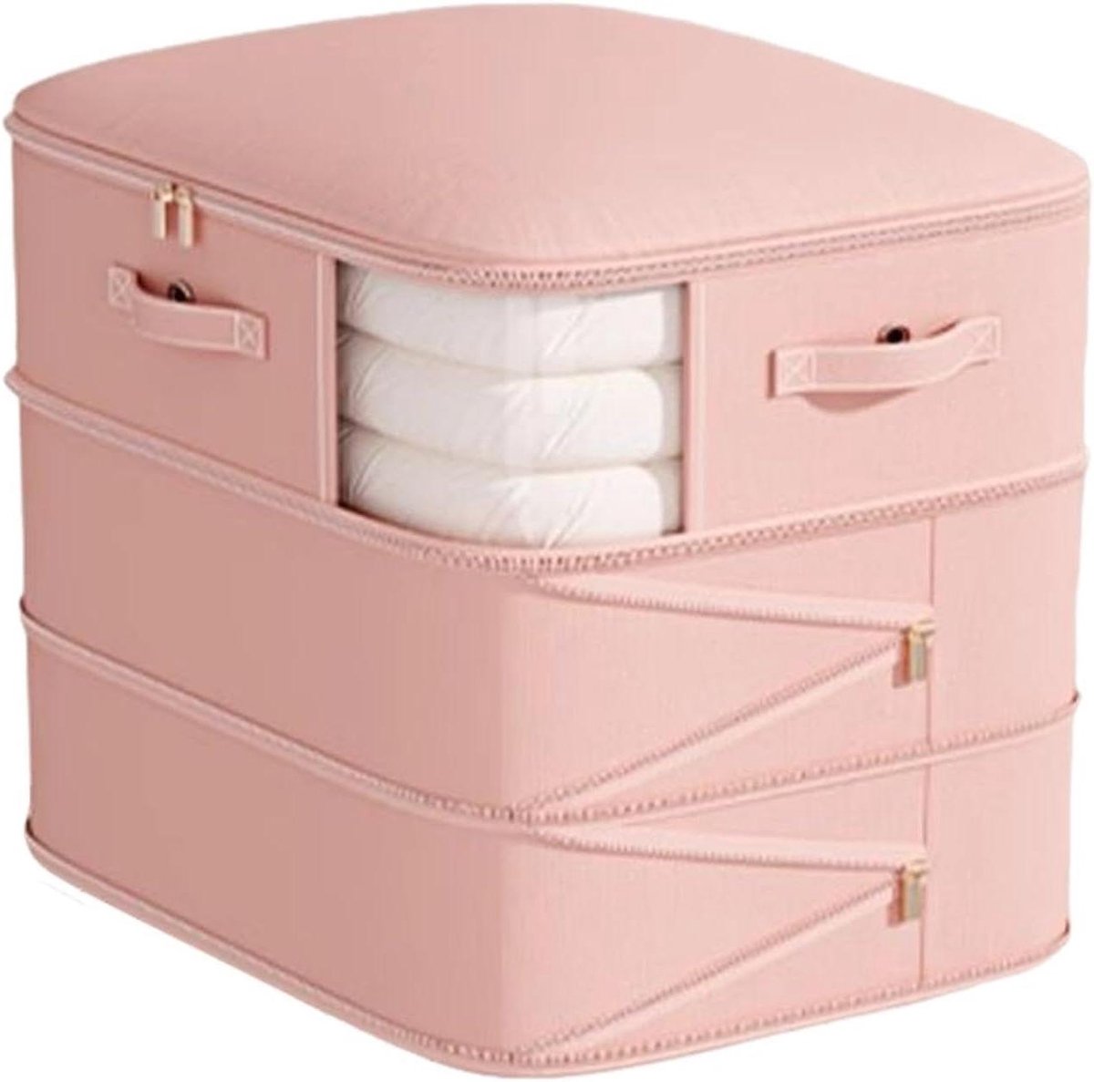 Opbergzakken - Kleding organizer - Ruimte besparen - Vochtbestendig - 27.5 x 21.2 x 5.7 cm - Roze