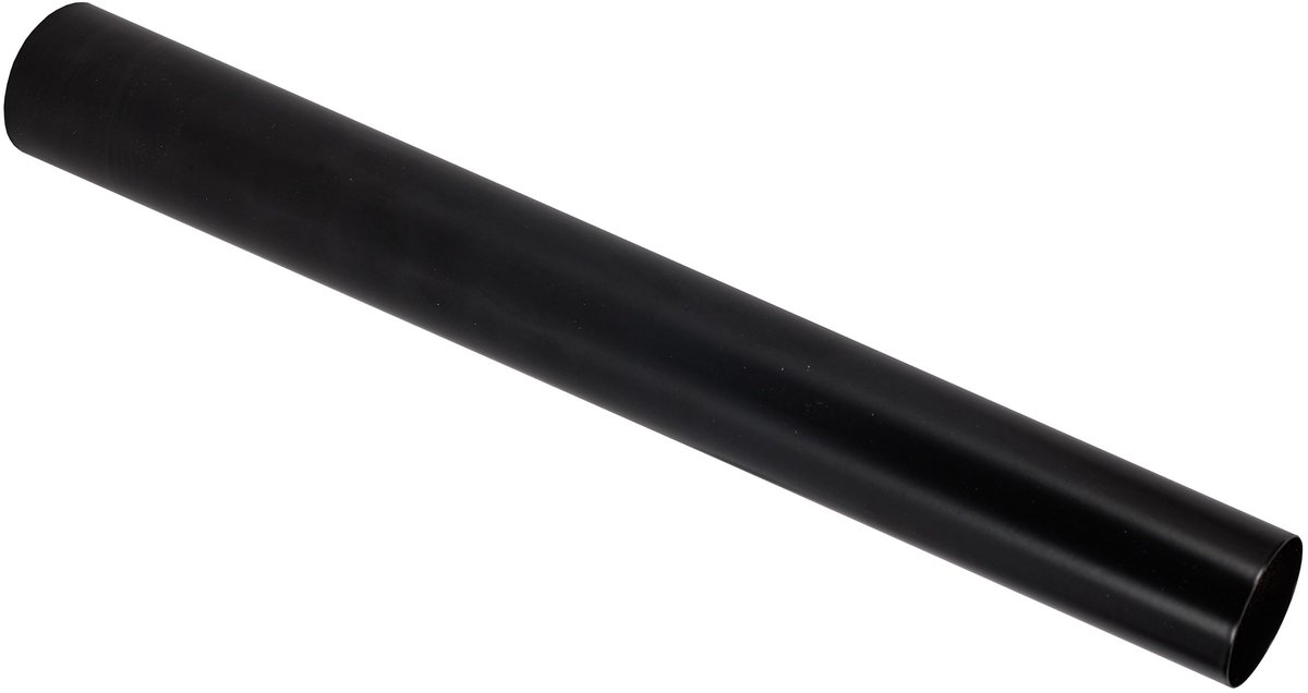 Sanivesk muurbuis - Ø 32 mm - mat zwart - messing - 30 cm lang