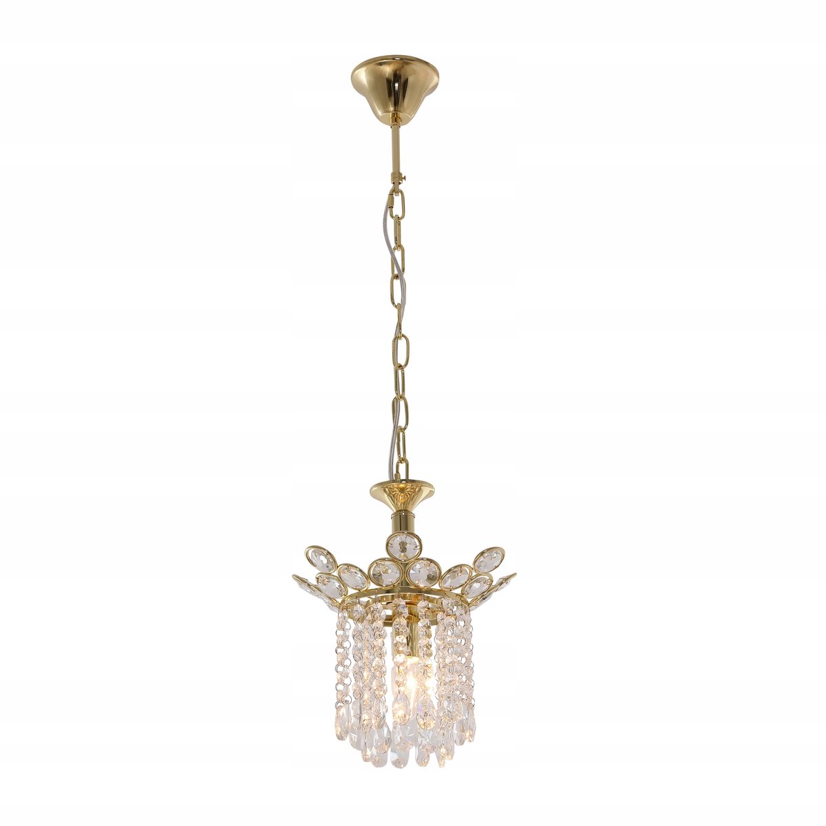 Elica Gouden Kristallen Hanglamp - Klassiek & Glamour - Ø 25 cm