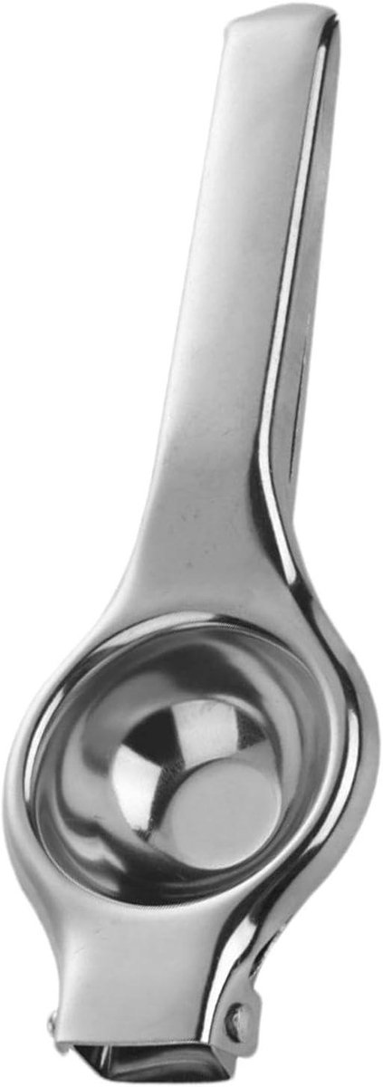 Roestvrijstalen Citroenpers - Handpers Citrus - Vers Sap Maken - Ergonomisch Ontwerp - 20.5 cm - Zilver