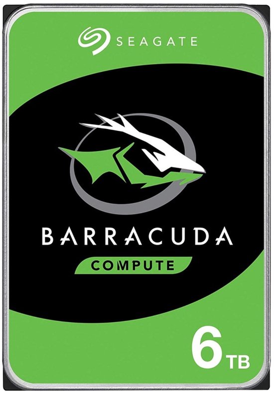 Seagate Barracuda - Interne harde schijf - Desktop HDD - 3.5 inch - 6 TB