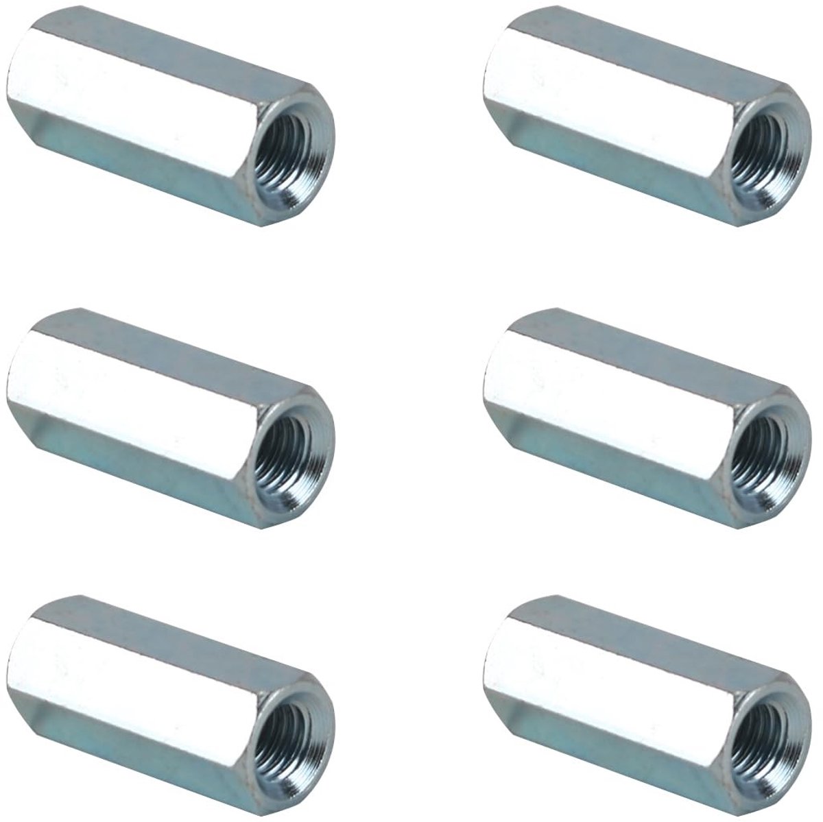 Dailygoods - Set van 5 Zeskantkoppelingsmoeren M8x30mm voor Sterke Verbindingen